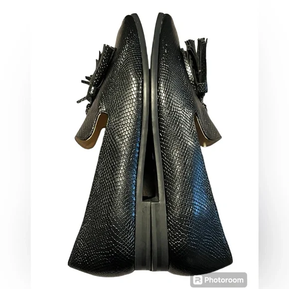 Zara Tasso Croc Black Tasseled
Loafers Women’s Size 4.5 - Picture 8 of 12